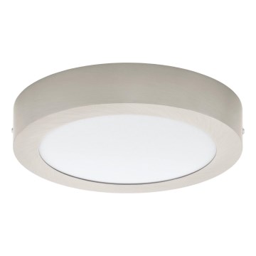 Eglo 64716 - Plafón LED FUEVA PRO LED/19W/230V 4000K diá. 22,5 cm cromo mate