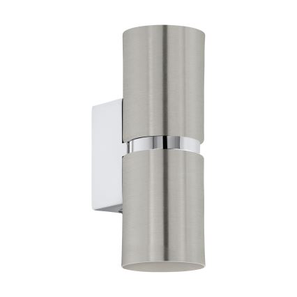 Eglo 64794 - Aplique LED PASSA PRO 2xGU10/3,3W/230V 3000K cromo mate