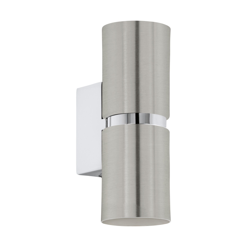 Eglo 64794 - Aplique LED PASSA PRO 2xGU10/3,3W/230V 3000K cromo mate