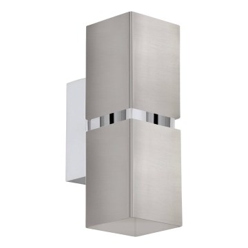 Eglo 64797 - Aplique LED PASSA PRO 2xGU10/3,3W/230V 3000K cromo mate