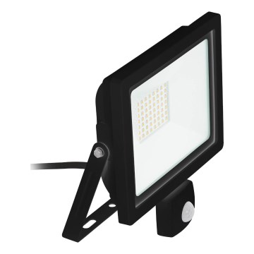 Eglo 64871 - Proyector LED con sensor FILETTI LED/20W/230V 3000K IP44 negro