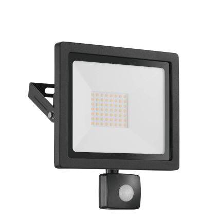 Eglo 64873 - Proyector LED con sensor FILETTI LED/50W/230V 3000K IP44 negro