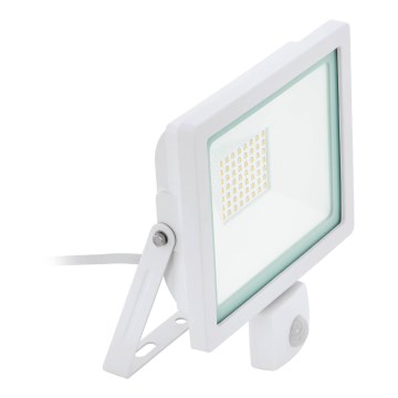 Eglo 64875 - Proyector LED con sensor FILETTI LED/20W/230V 3000K IP44 blanco