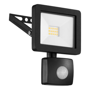 Eglo 64878 - Proyector LED con sensor FILETTI LED/10W/230V 4000K IP44 negro
