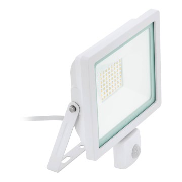 Eglo 64883 - Proyector LED con sensor FILETTI LED/10W/230V 4000K IP44 blanco