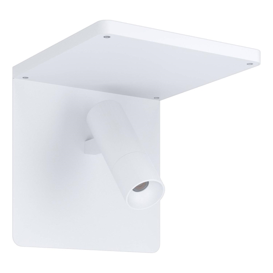Eglo 67562 - Aplique LED con estante CIGLIE LED/8,1W/230V blanco