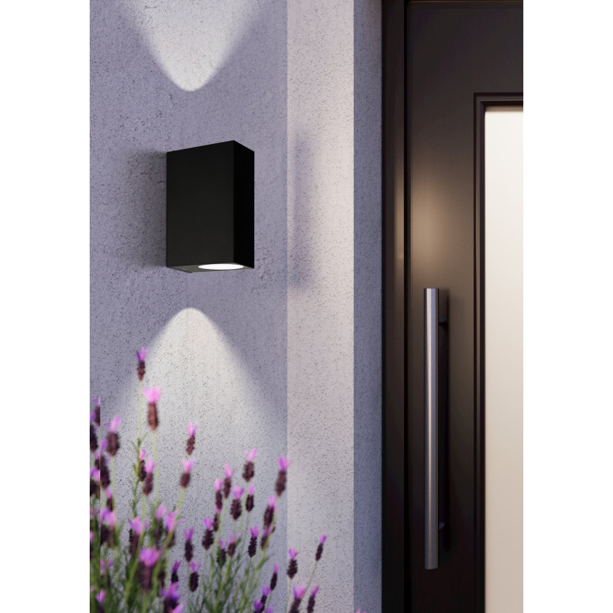 Eglo 74023 - Aplique de exterior SCOGLIERA 2xGU10/5W/230V IP44