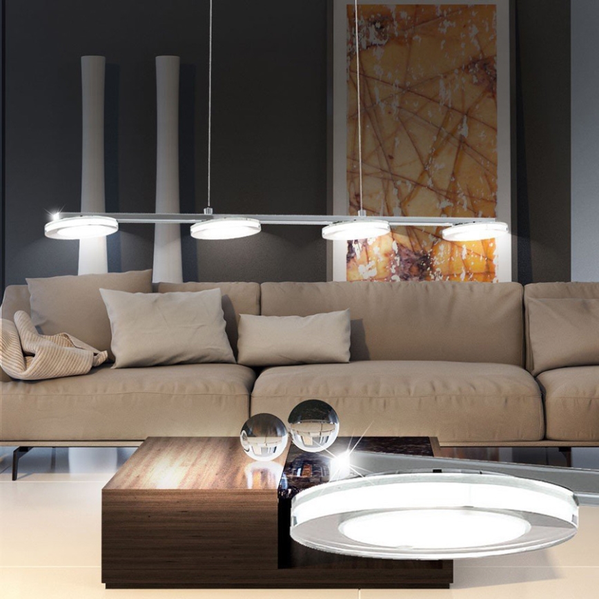 Eglo 75132 - Lámpara colgante CARTAMA 4xLED/4,5W/230V