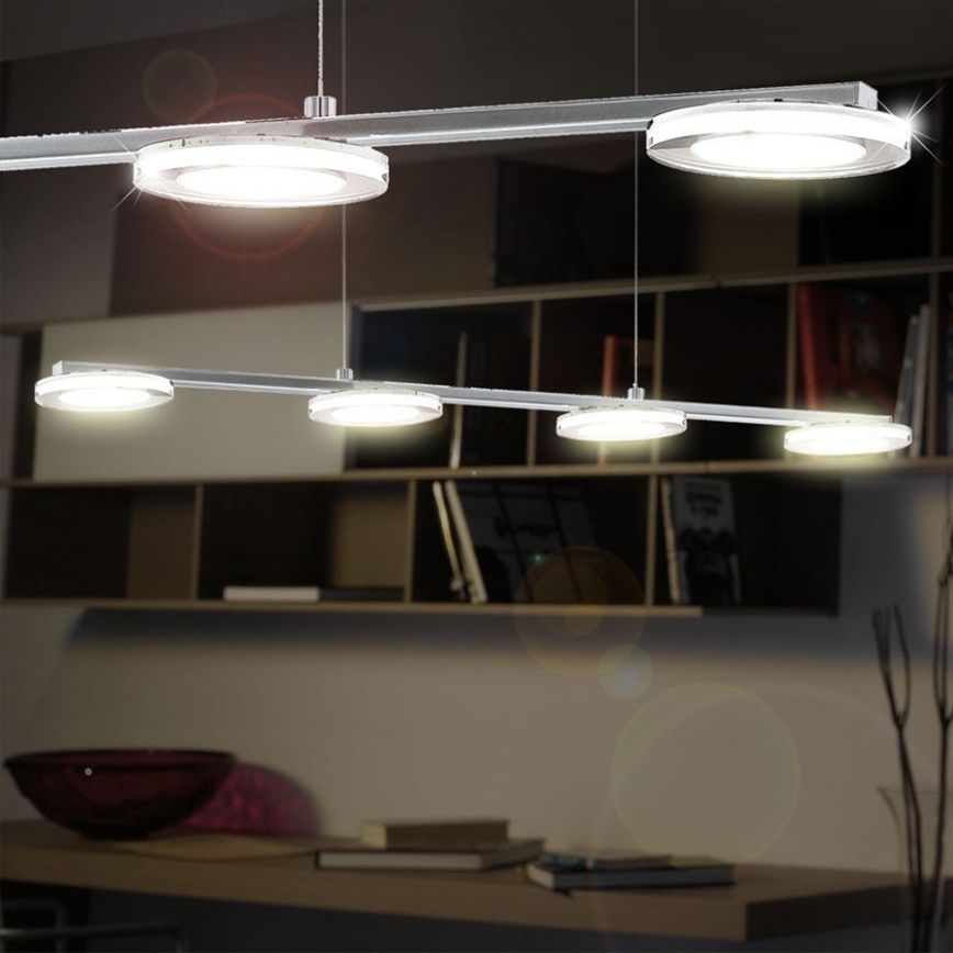 Eglo 75132 - Lámpara colgante CARTAMA 4xLED/4,5W/230V