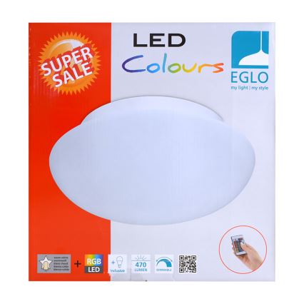 Eglo 75351 - LED RGB Plafón regulable ELLA-C 1xE27/7,5W/230V