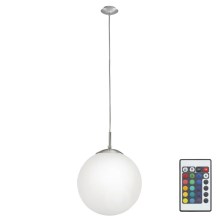 Eglo 75359 - Lámpara LED RGB colgante regulable RONDO-C 1xE27/7,5W/230V