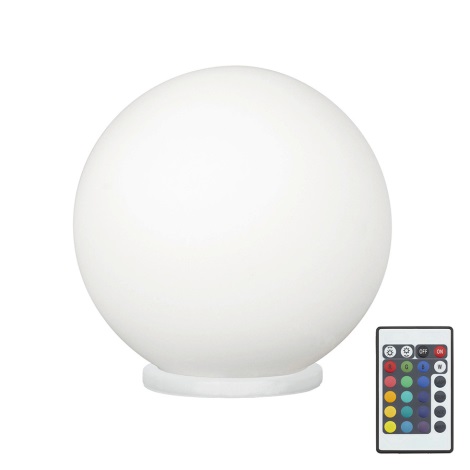 Eglo 75362 - Lámpara de mesa LED RGBW regulable RONDO-C 1xE27/6W/230V + mando a distancia