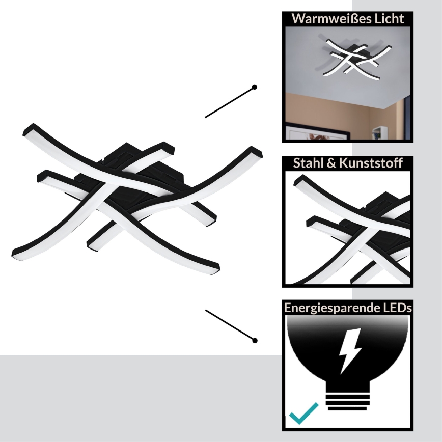 Eglo - Lámpara de techo LED LED/16W/230V
