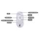 Eglo - Panel LED regulable LED/25W/230V 2700-5000K + mando a distancia