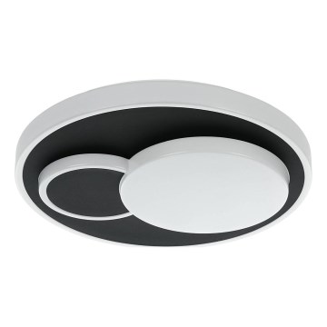 Eglo 75665 - Plafón LED LEPRESO LED/19,5W/230V diá. 38,5 cm negro