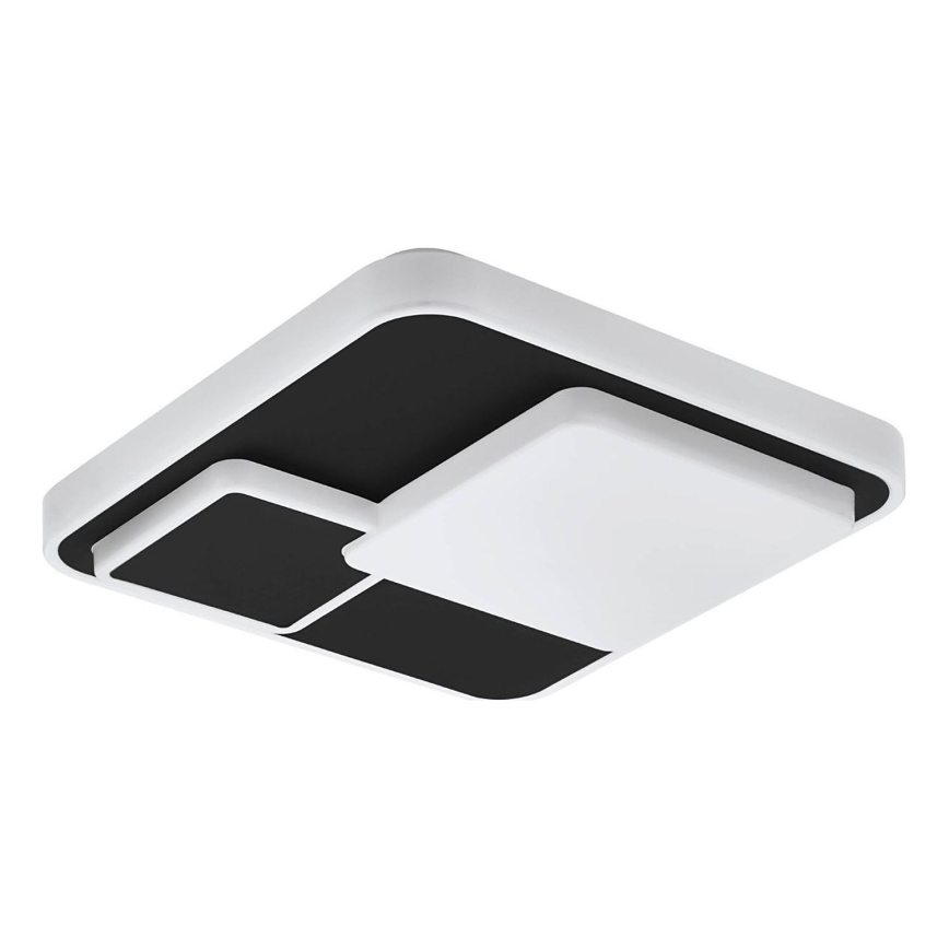 Eglo 75667 - Plafón LED LEPRESO LED/19,5W/230V 38,5x38,5 cm negro