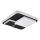 Eglo 75667 - Plafón LED LEPRESO LED/19,5W/230V 38,5x38,5 cm negro