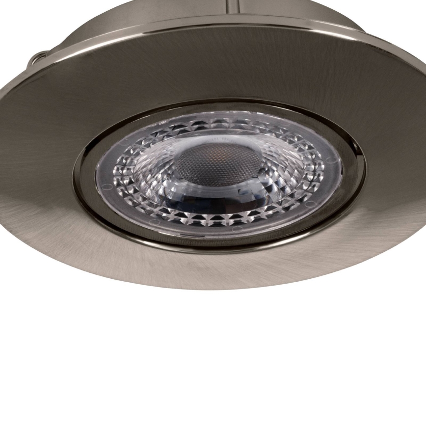 Eglo 75765 - SET 3x Lámpara empotrable LED ZUJAR LED/3,4W/230V cromo mate