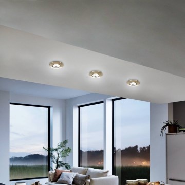 Eglo 75765 - SET 3x Lámpara empotrable LED ZUJAR LED/3,4W/230V cromo mate