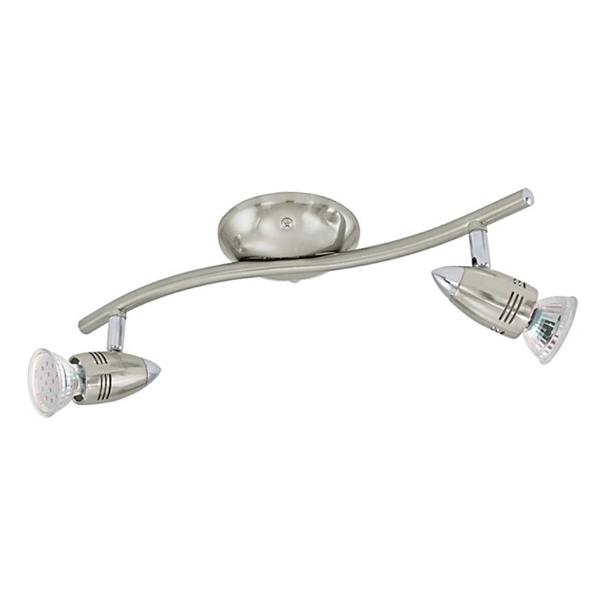 Eglo 78023 - Foco LED MAGNUM 2xGU10/3W/230V 3000K cromo mate