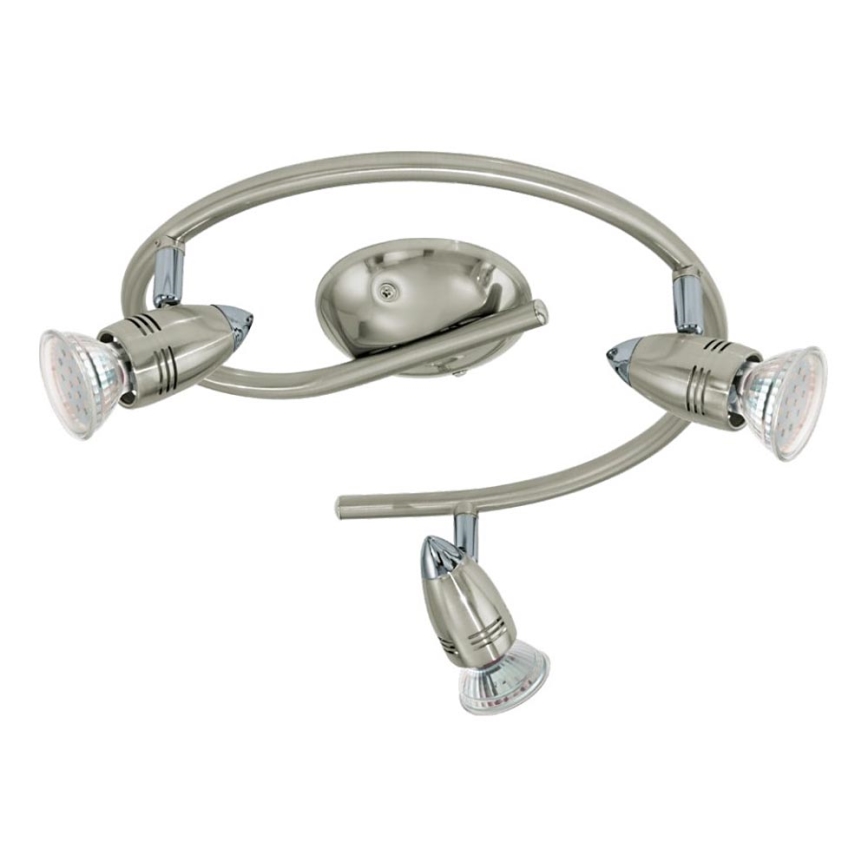 Eglo 78024 - Foco LED de pared MAGNUM 3xGU10/3W/230V 3000K cromo mate