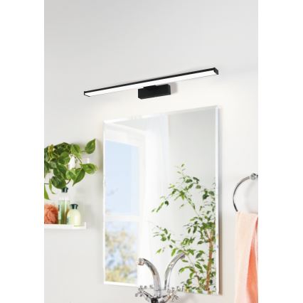 Eglo 780431 - Iluminación LED para espejos de baño BETETA LED/11W/230V 60 cm IP44 negro