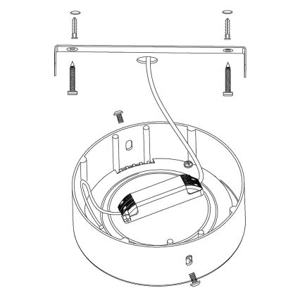 Eglo 78201 - Plafón LED FUEVA LED/16,5W/230V