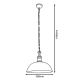 Eglo 78301 - Lámpara suspendida con alambre EASINGTON 1xE27/60W/230V