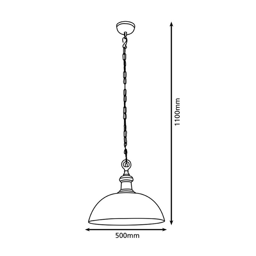 Eglo 78301 - Lámpara suspendida con alambre EASINGTON 1xE27/60W/230V