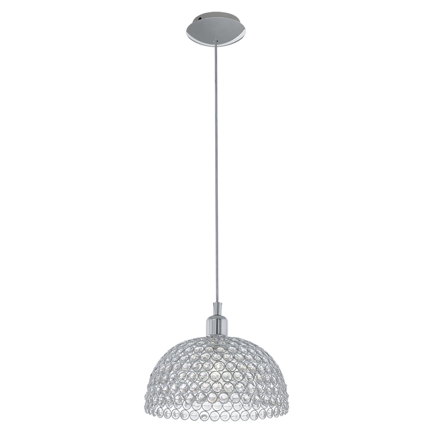 Eglo 78349 - Lámpara colgante de cristal GILLINGHAM 1xE27/60W/230V