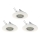 Eglo 78704 - SET 3x Lámpara empotrada LED PENETO 1xGU10/3,3W/230V blanco