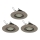 Eglo 78705 - SET 3x Lámpara empotrable LED PENETO 1xGU10/3,3W/230V cromo mate