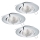 Eglo 78708 - SET 3x Lámpara empotrable LED TEDO 1xGU10/5W/230V