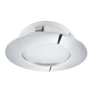 Eglo 78748 - Lámpara empotrable LED regulable PINEDA LED/12W/230V cromo brillante