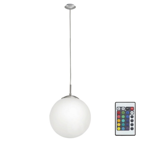 Eglo 79044 - Lámpara LED RGB colgante regulable RONDO C 1xE27/7,5W/230V
