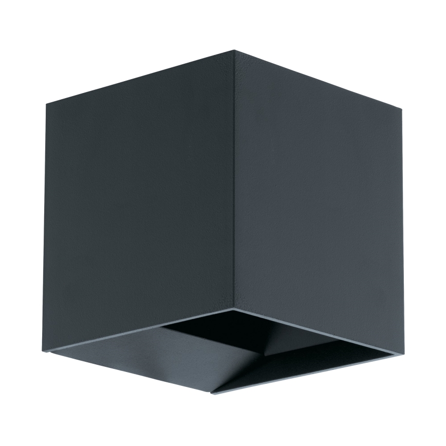 Eglo 79215 - Aplique LED para exterior CALPINO 2xLED/3,3W/230V 3000K IP54 negro
