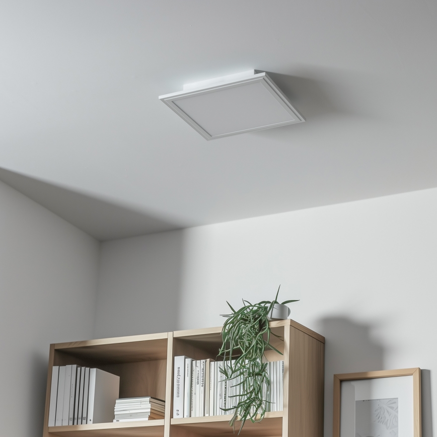 Eglo 79322 - Plafón LED regulable SALOBRENA LED/16W/230V 4000K 30x30 cm blanco