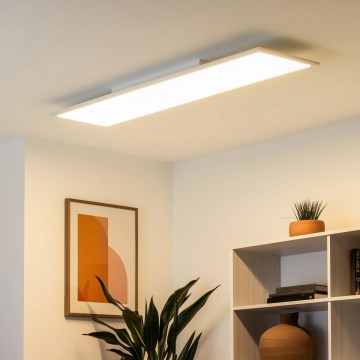 Eglo 79328 - Plafón LED SALOBRENA-RW LED/34W/230V 2700/4000K 120x30 cm blanco