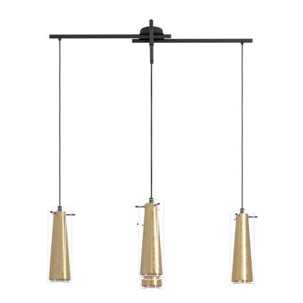 Eglo 79344 - Lámpara colgante PINTO GOLD 4xE27/40W/230V dorado
