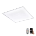 Eglo 79467 - Plafón LED regulable POZZALLO LED/21W/230V 2700-6500K 45x45 cm blanco + control remoto