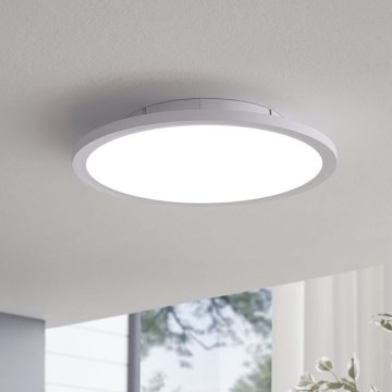 Eglo 79469 - Plafón LED regulable POZZALLO LED/21W/230V 2700-6500K blanco + control remoto