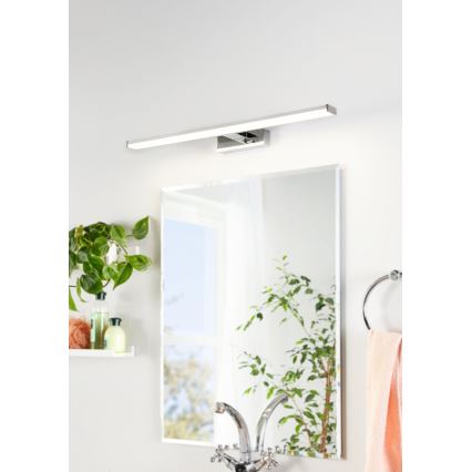 Eglo 79533 - Iluminación LED para espejos de baño SARNOR LED/11W/230V 60 cm IP44 cromo brillante