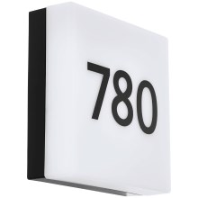 Eglo 79547 - Número de casa LED con sensor PAVIGLIANA LED/8,2W/230V IP44