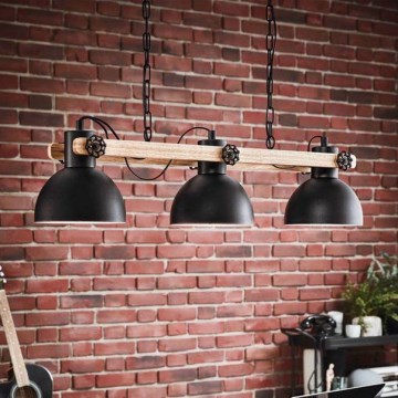 Eglo 79896 - Lámpara colgante con cadena LUBENHAM 3xE27/28W/230V
