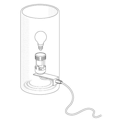 Eglo - Lámpara de mesa 1xE14/60W/230V