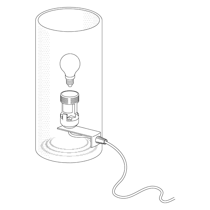 Eglo - Lámpara de mesa 1xE14/60W/230V