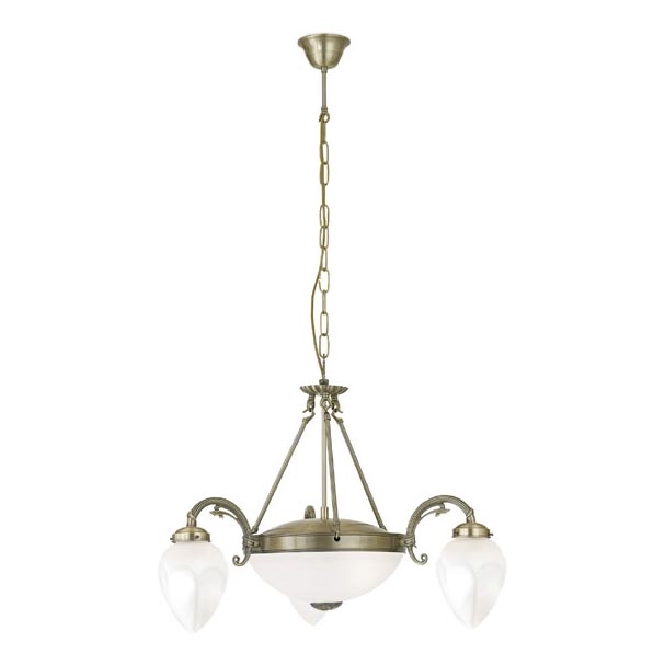 EGLO 82742 - Lámpara colgante IMPERIAL 3xE14/40W + 2xE27/60W