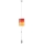 EGLO 83789 - Lámpara colgante MOBILE 2xE14/60W níquel/rojo/naranja