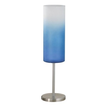 Eglo 85999 - Lámpara de mesa TROY AZUL 1xE27/100W/230V azul