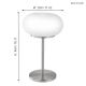 Eglo - Lámpara de mesa 2xE27/60W